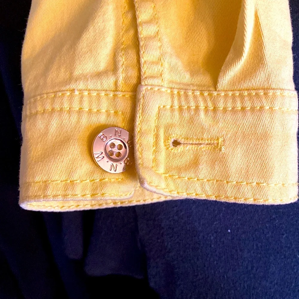 Women's Yello Denim Jacket, size 10 - Picture 5 of 5
